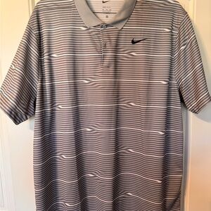 Nike Golf Shirt Mens Sz 2XL Grey/White New with Tags!